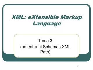 xml extensible markup language
