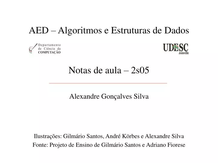 aed algoritmos e estruturas de dados