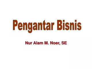 nur alam m noer se