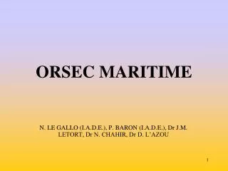 orsec maritime