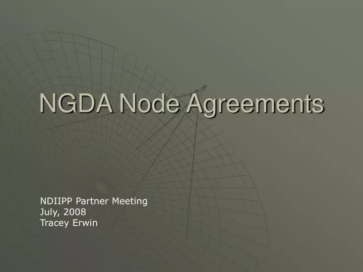 ngda node agreements