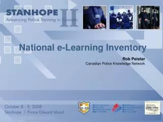 National e-Learning Inventory