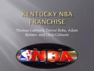 Kentucky NBA Franchise