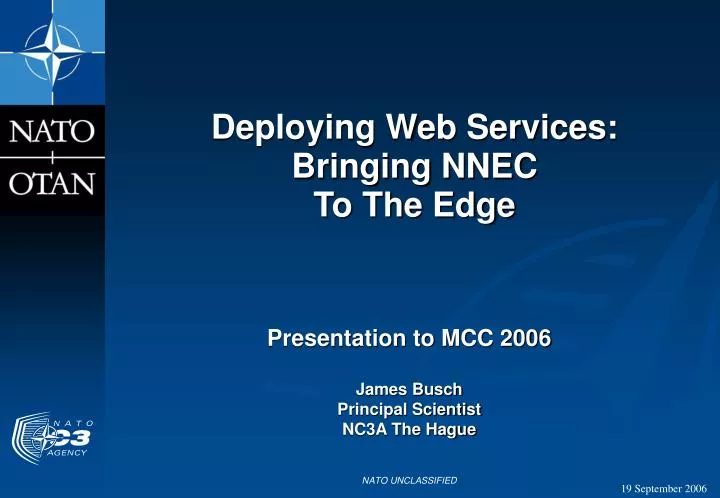 deploying web services bringing nnec to the edge