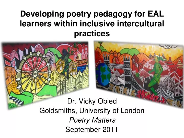developing poetry pedagogy for eal learners within inclusive intercultural practices