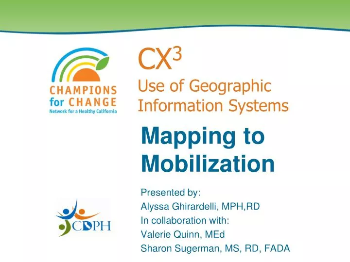 cx 3 use of geographic information systems