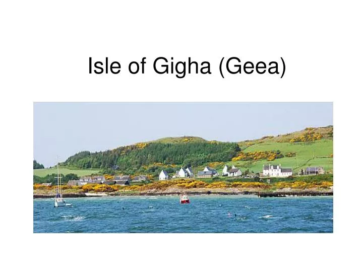 isle of gigha geea