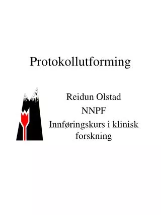protokollutforming