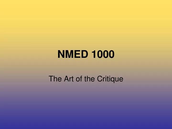 nmed 1000