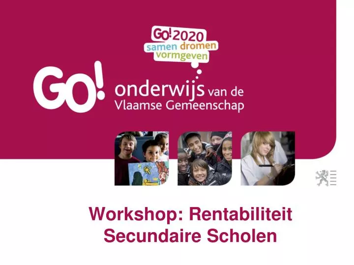 workshop rentabiliteit secundaire scholen