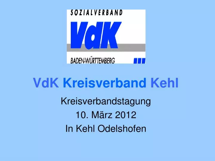 vdk kreisverband kehl