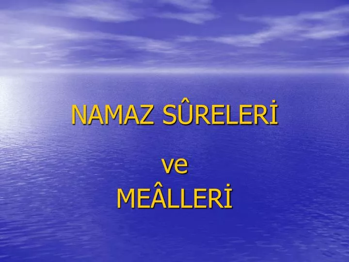 namaz s reler