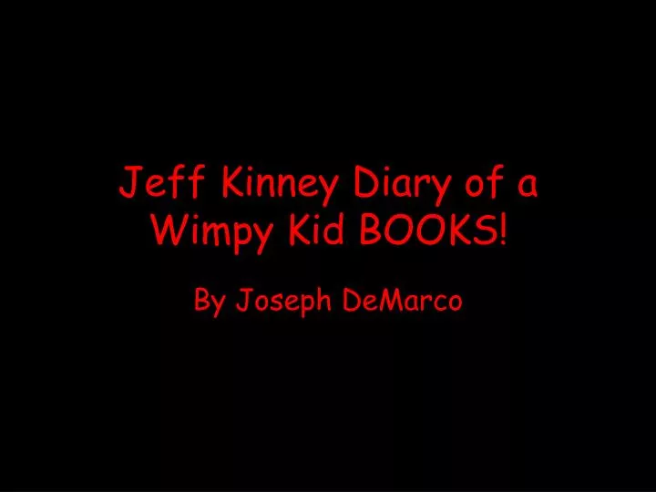 jeff kinney diary of a wimpy kid books