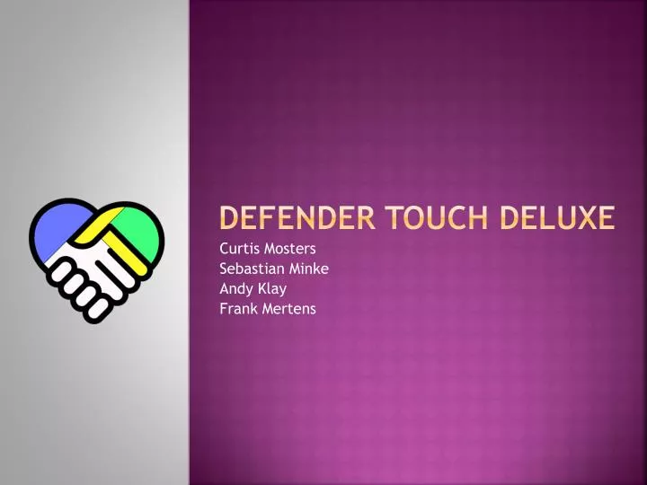 defender touch deluxe