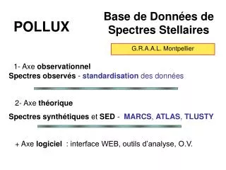 base de donn es de spectres stellaires