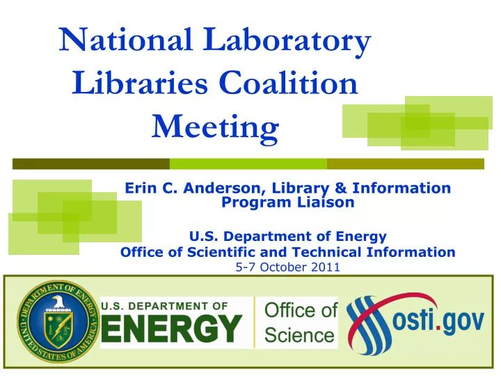 national laboratory libraries coalition meeting