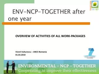 ENV-NCP-TOGETHER after one year