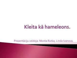 kleita k hameleons