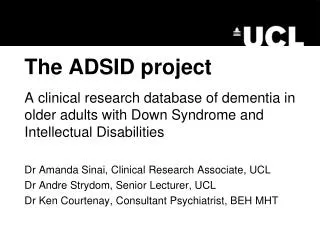 The ADSID project