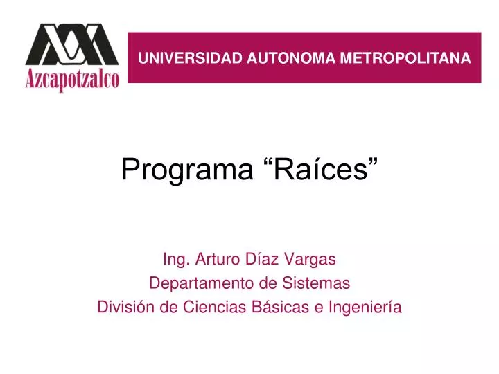 programa ra ces