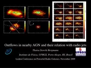 Outflows in nearby AGN and their relation with radio jets Thaisa Storchi Bergmann
