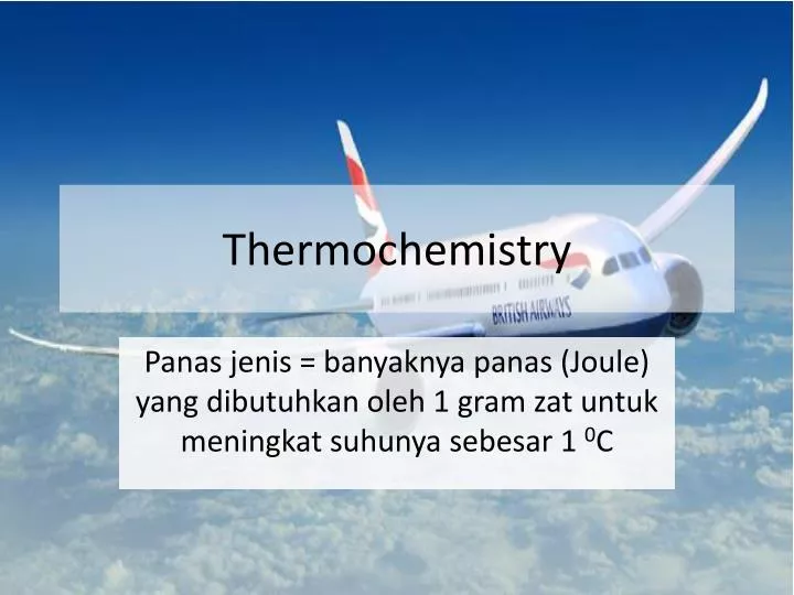 thermochemistry