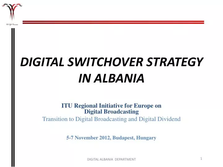 digital switchover strategy in albania