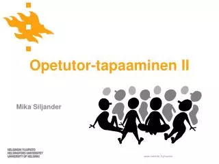 opetutor tapaaminen ii
