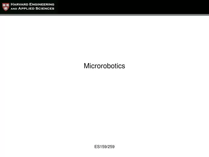 microrobotics