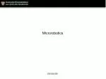 Microrobotics - slide 1