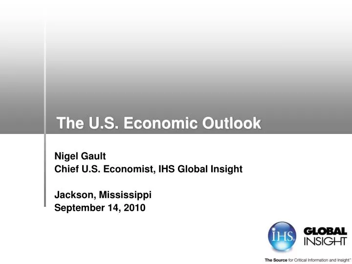the u s economic outlook