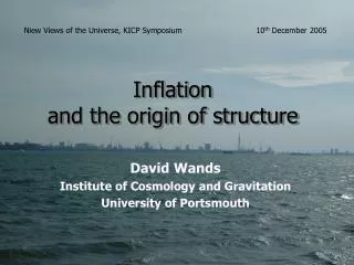 Inflation and the origin of structure