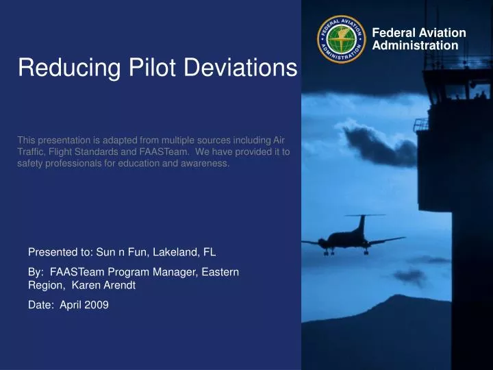 reducing pilot deviations