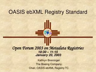 OASIS ebXML Registry Standard