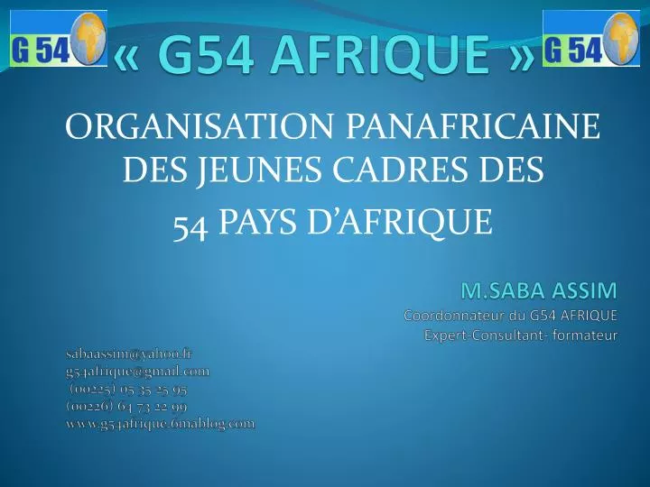 g54 afrique