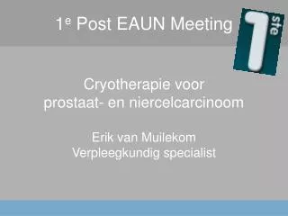 1 e post eaun meeting