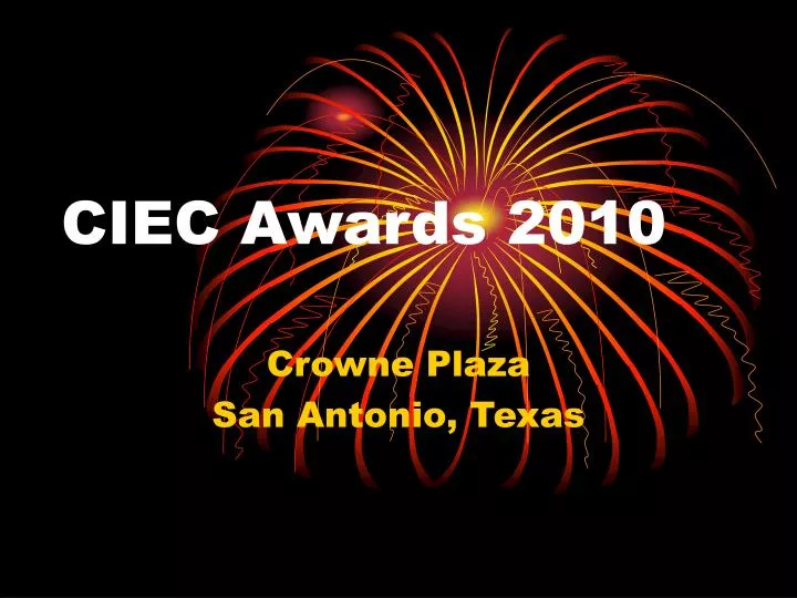 ciec awards 2010