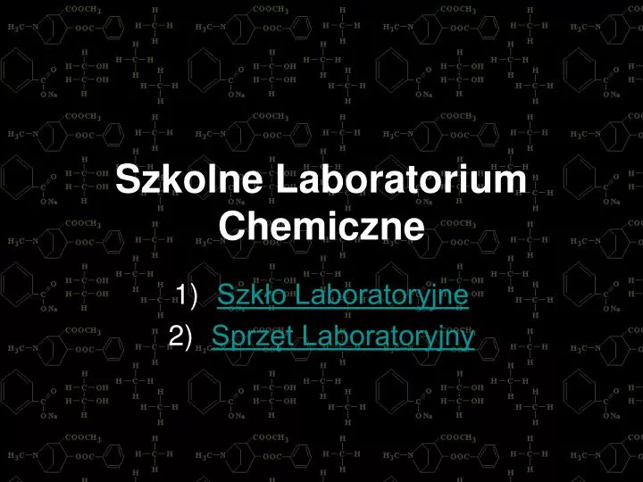 szkolne laboratorium chemiczne