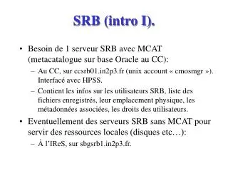 srb intro i