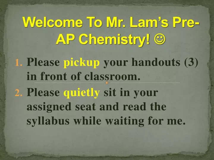 welcome to mr lam s pre ap chemistry