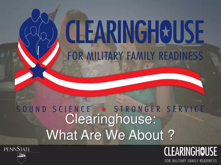 clearinghouse what are we about