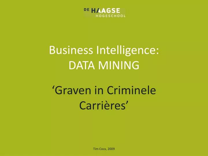 business intelligence data mining