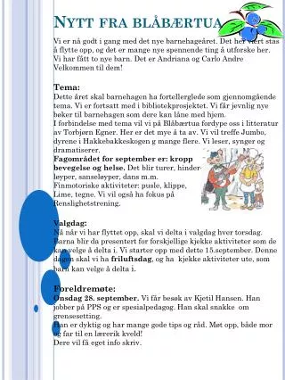 nytt fra bl b rtua