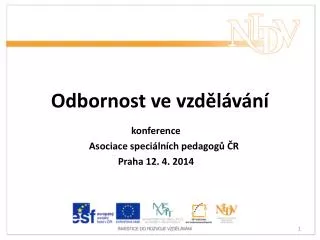 odbornost ve vzd l v n