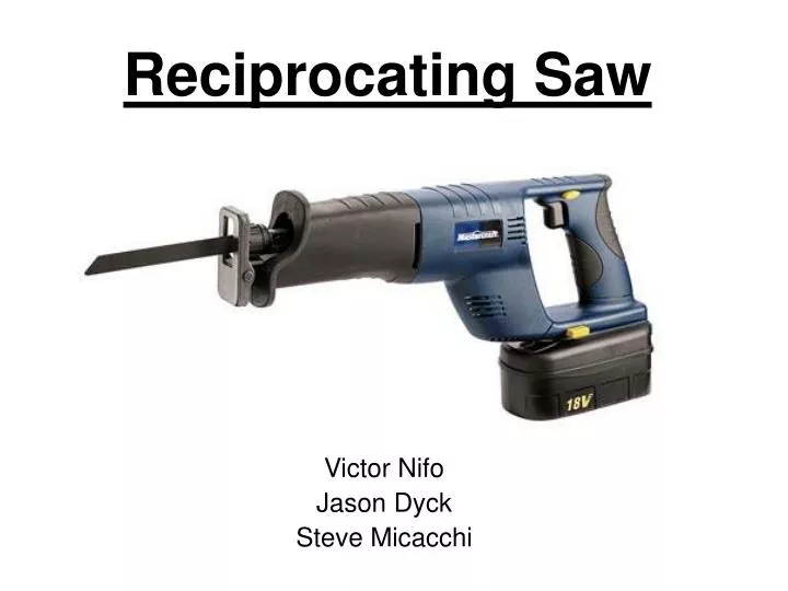 reciprocating saw