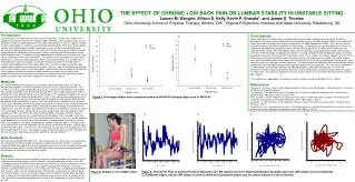 THE EFFECT OF CHRONIC LOW BACK PAIN ON LUMBAR STABILITY IN UNSTABLE SITTING