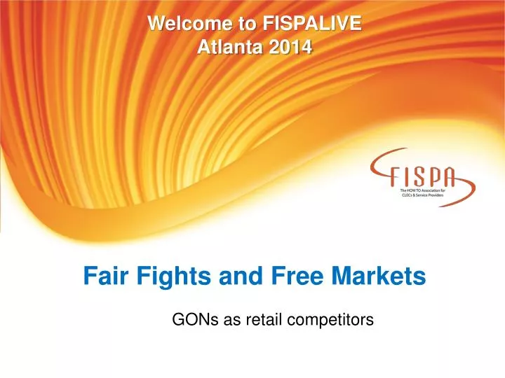 fair fights and free markets