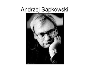 andrzej sapkowski