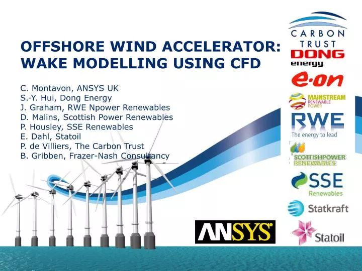 offshore wind accelerator wake modelling using cfd