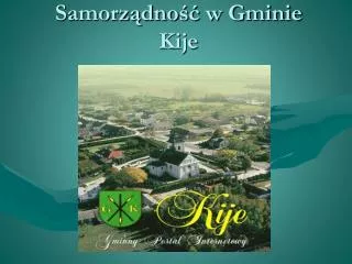 samorz dno w gminie kije